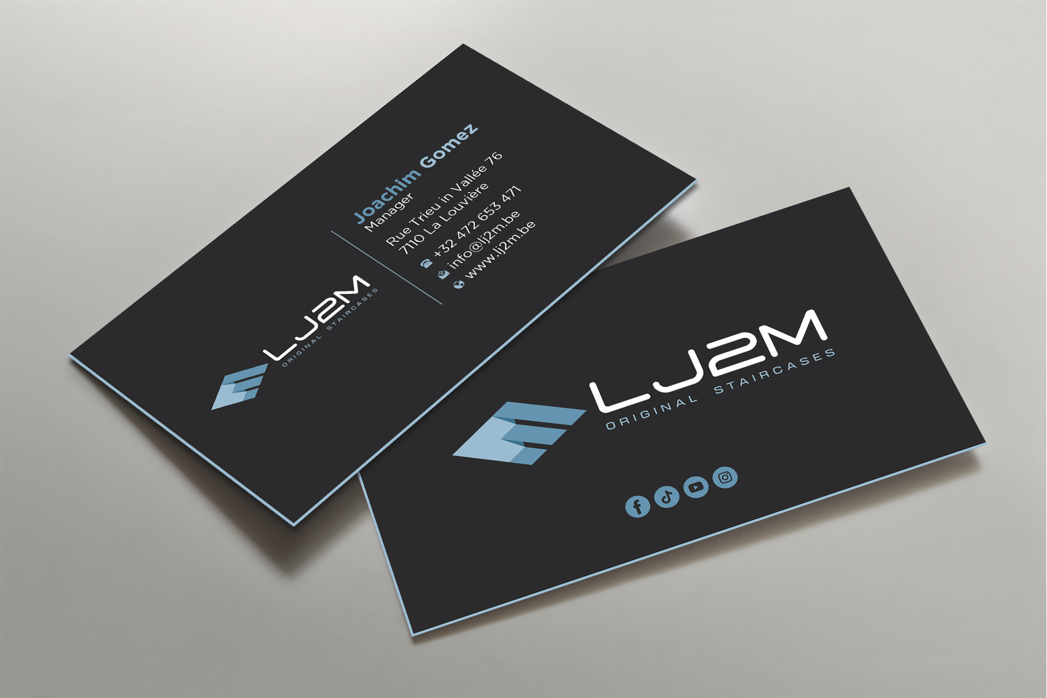 Visitenkarten-Design von Uttom 2 für LJ2M BETON | Design #32494438