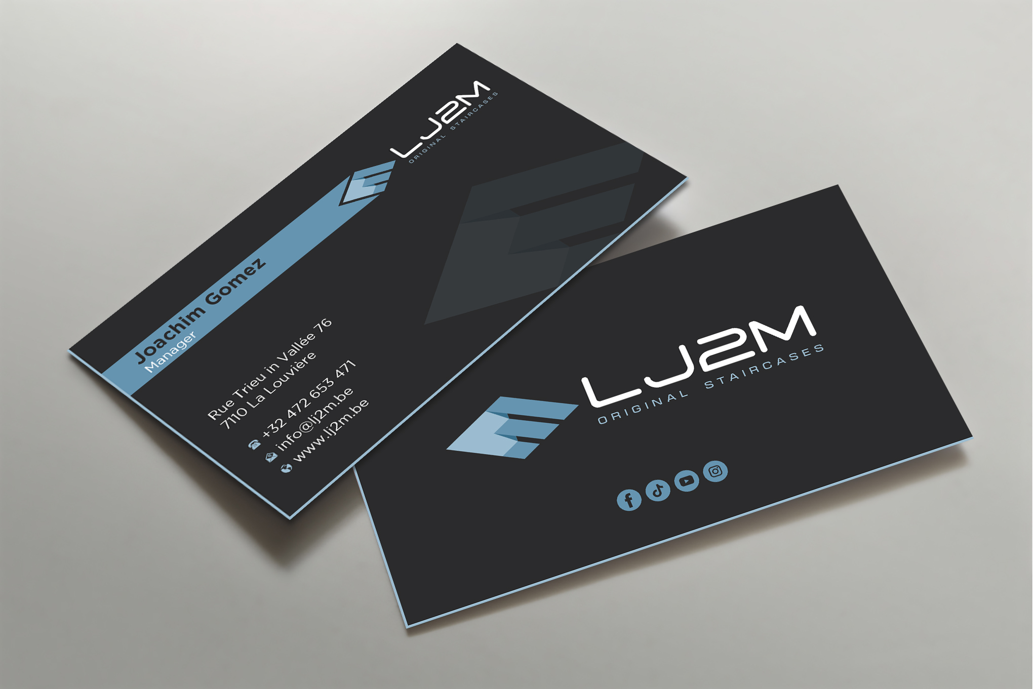 Visitenkarten-Design von Uttom 2 für LJ2M BETON | Design #32494442