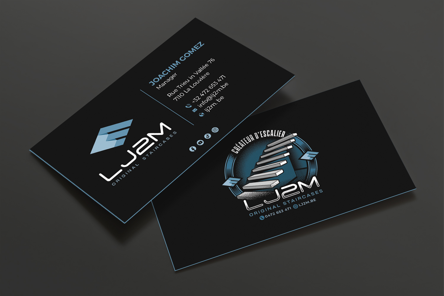 Business Card Design by DesignShout for LJ2M BETON | Design #32496830