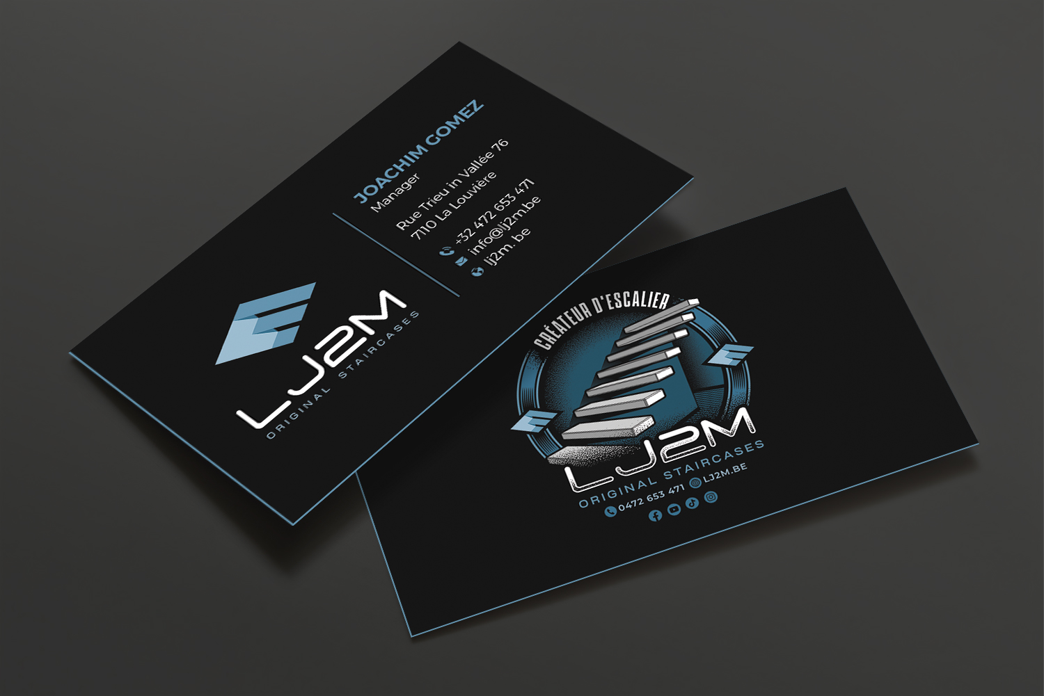 Business Card Design by DesignShout for LJ2M BETON | Design #32497337