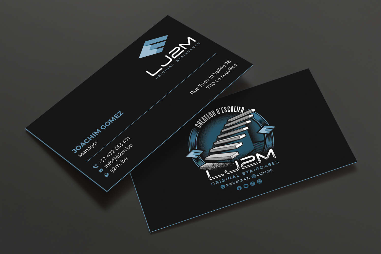 Business Card Design by DesignShout for LJ2M BETON | Design #32497426