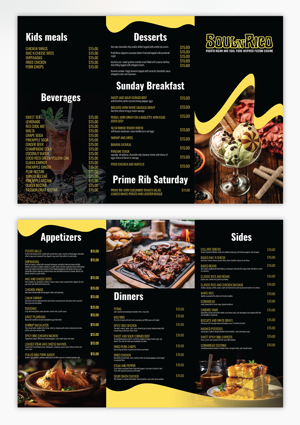 Menu Design by YourLogoMaster for this project | Design #32500354