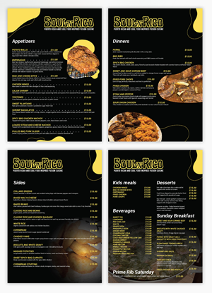 Menu Design by YourLogoMaster for this project | Design: #32503945