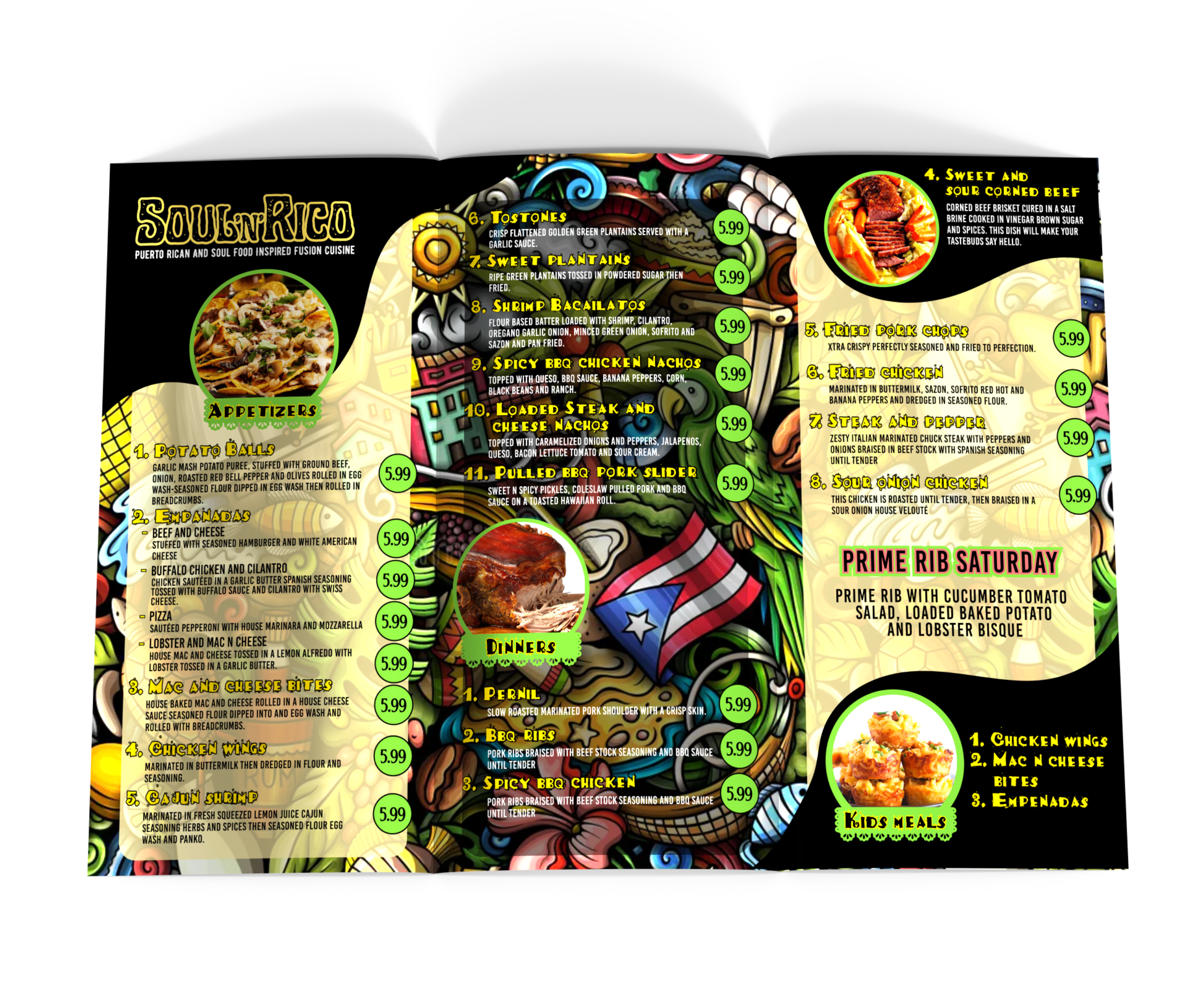 Menu Design by Giovanni for this project | Design #32505891