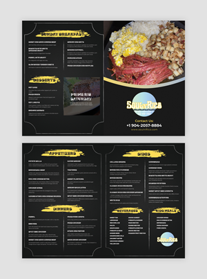 Menu Design by pb for this project | Design: #32514321