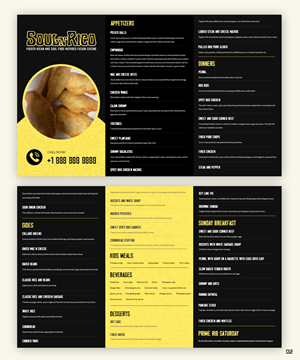 Menu Design by pb for this project | Design: #32514324