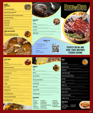 Menu Design by pb for this project | Design: #32514325
