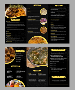 Menu Design by pb for this project | Design: #32514331