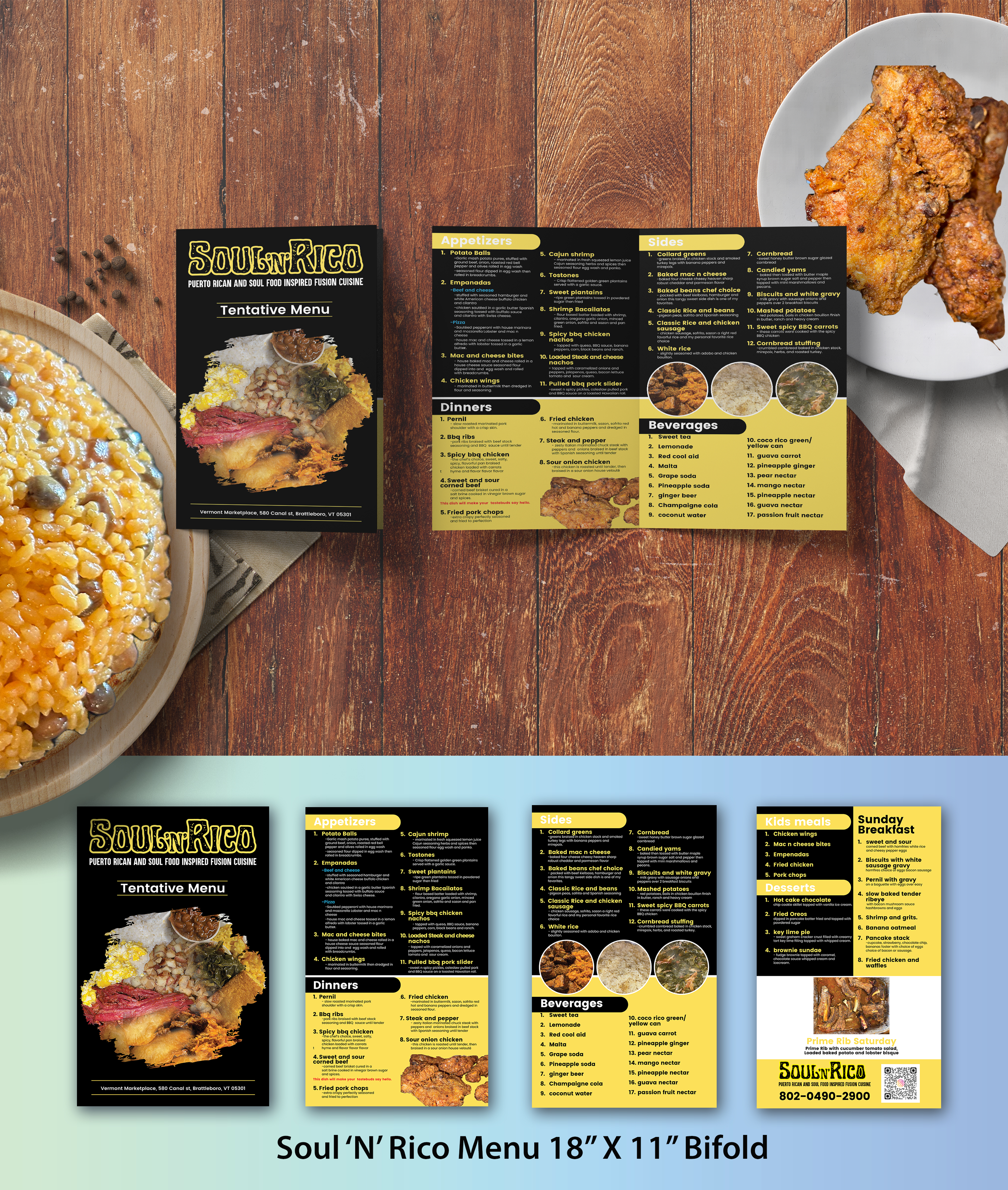 Menu Design by Impressive Designs for this project | Design #32521097