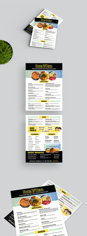 Menu Design by vcreatived for this project | Design: #32525123