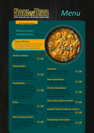 Menu Design by deen.hank8 2