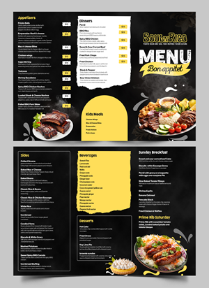 Menu Design by Graphic Guy for this project | Design: #32507911