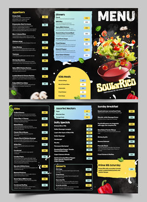 Menu Design by Graphic Guy