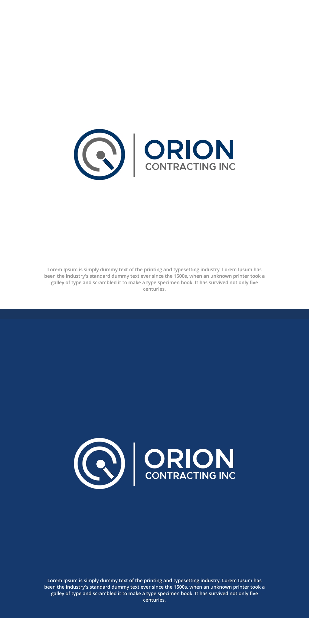 Logo-Design von SanaPixel für Orion Contracting Inc | Design #32498353