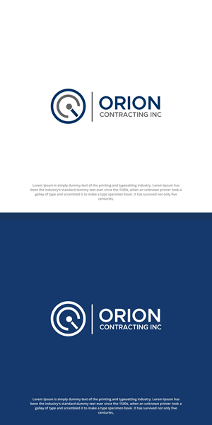 Logo Design by SanaPixel for Orion Contracting Inc | Design: #32498353