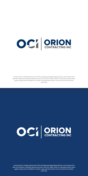 Logo Design by SanaPixel for Orion Contracting Inc | Design: #32498354