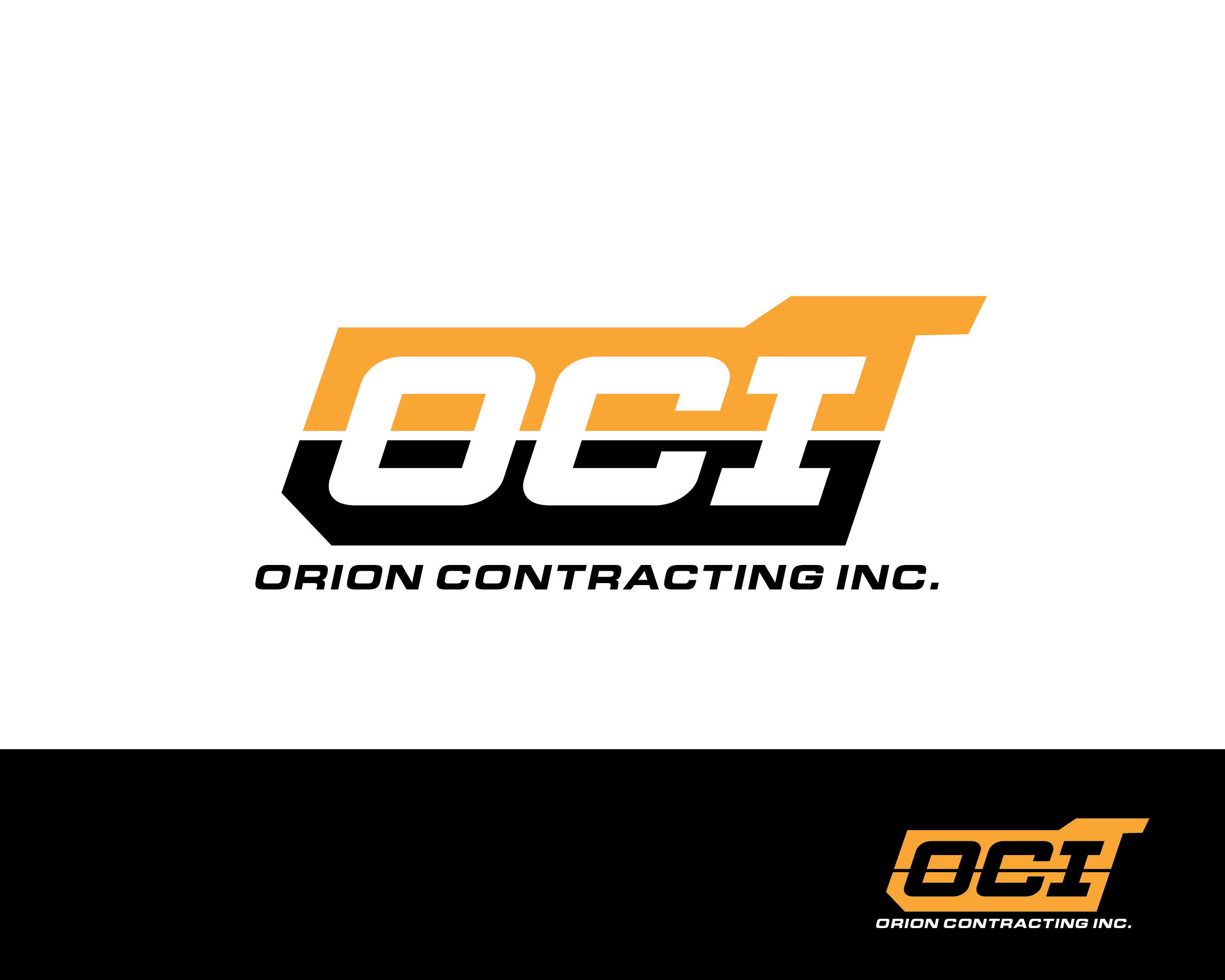 Logo Design by renderman for Orion Contracting Inc | Design #32502164
