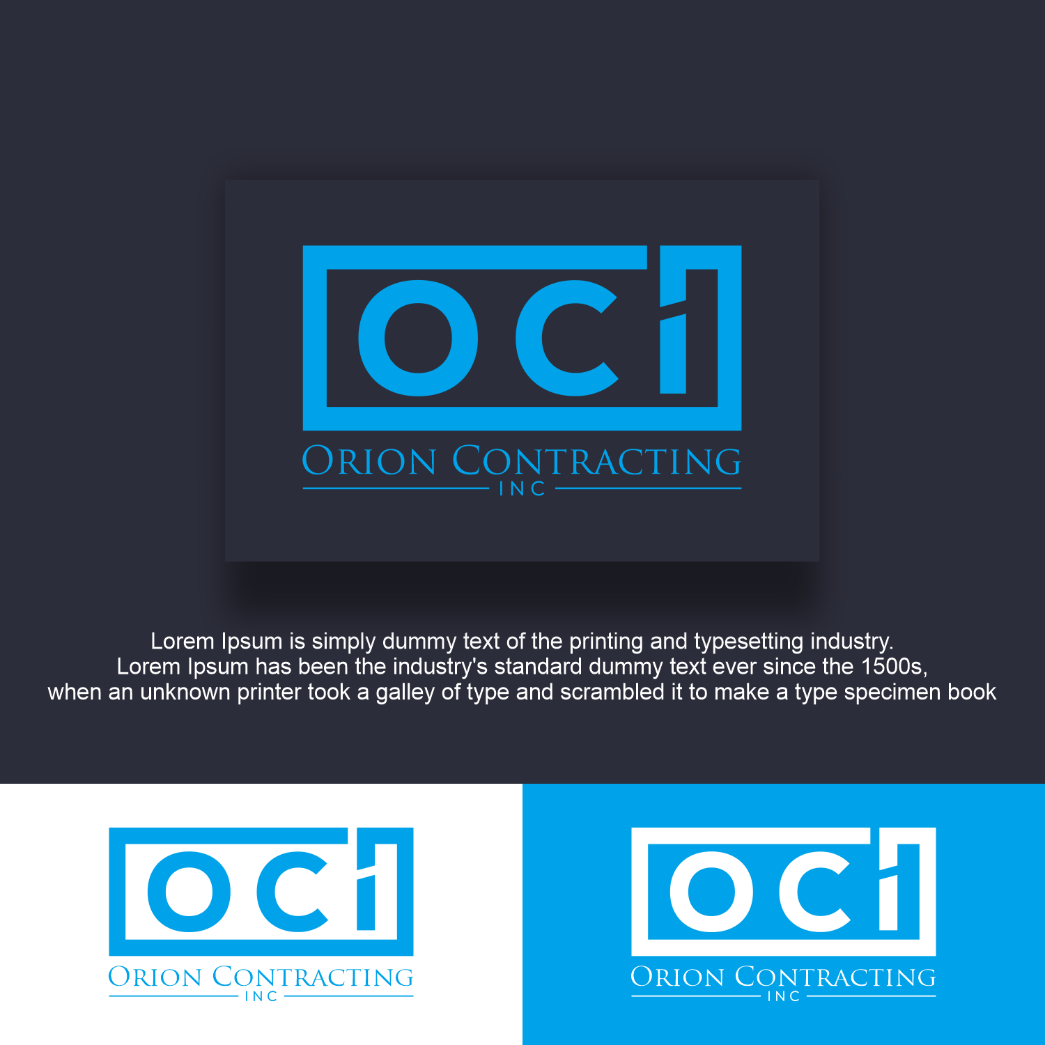 Design de Logo par Abigaill_design pour Orion Contracting Inc | Design #32506061