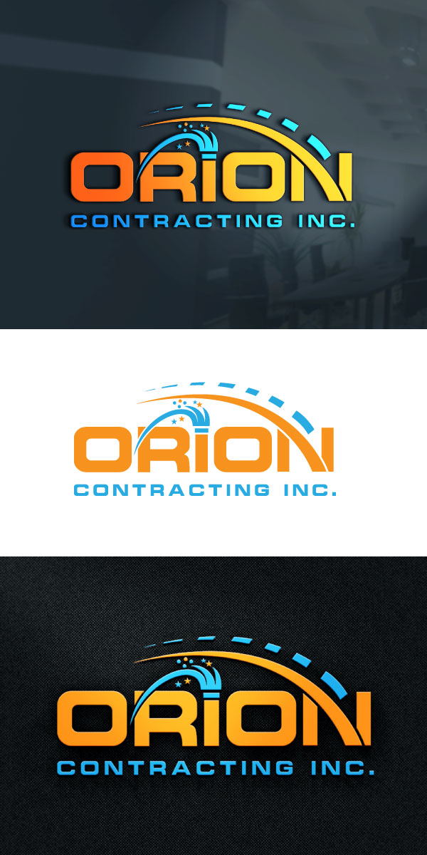 Logo Design by Fürstenberg design for Orion Contracting Inc | Design #32511706