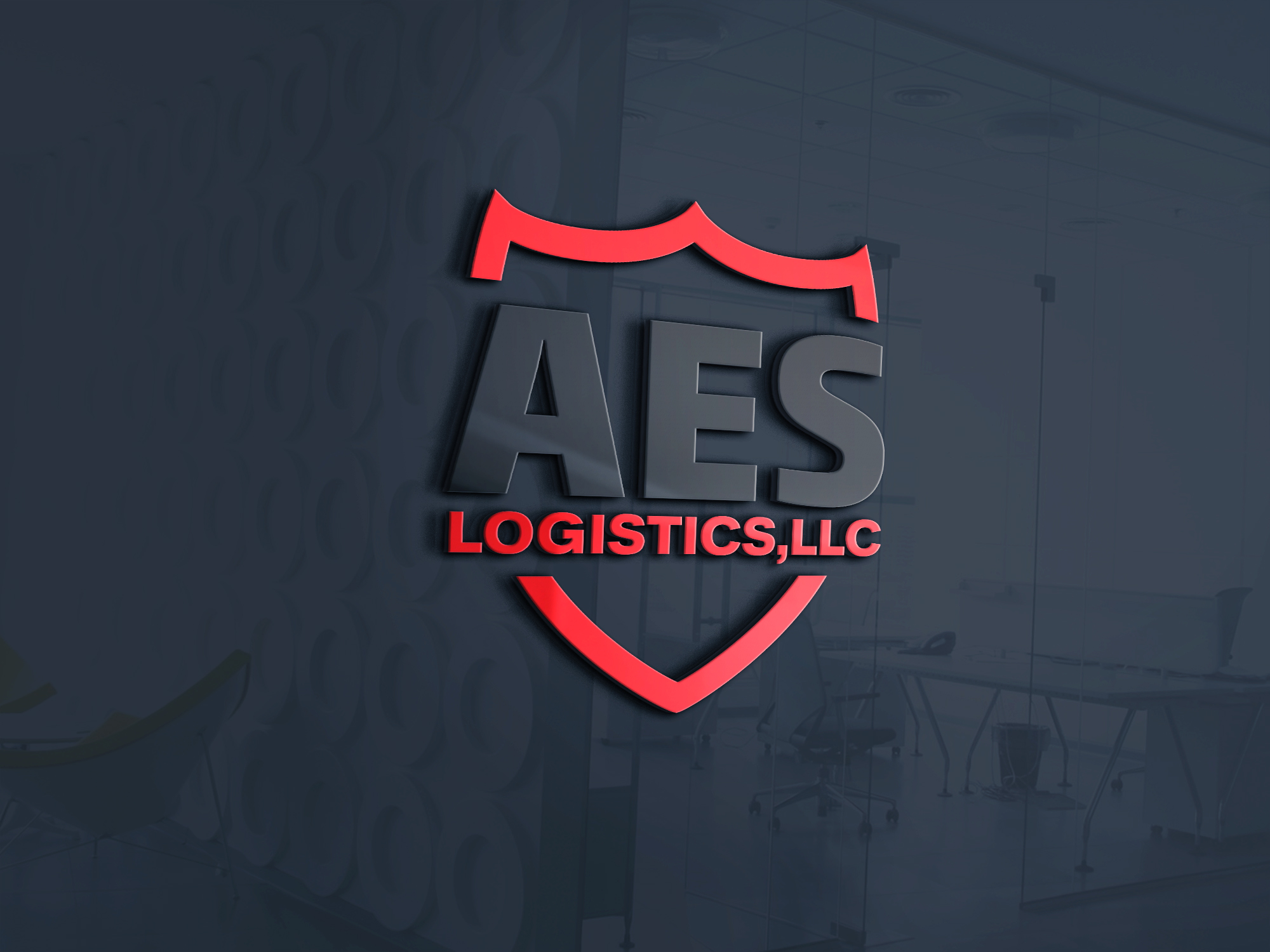 Logo Design by Daniel Caso Design for AES Logistics, LLC | Design #32509223