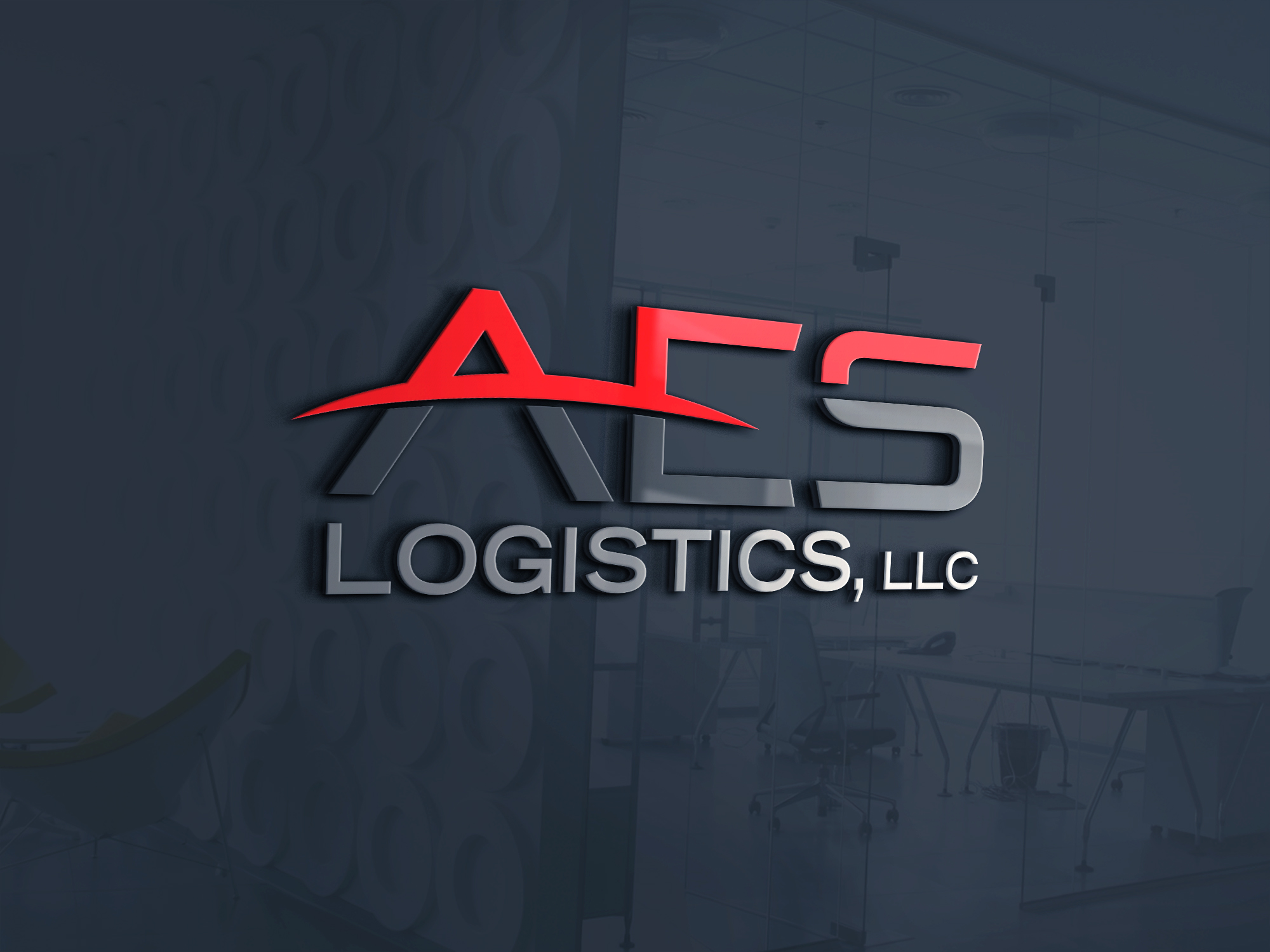 Logo Design by Daniel Caso Design for AES Logistics, LLC | Design #32509224