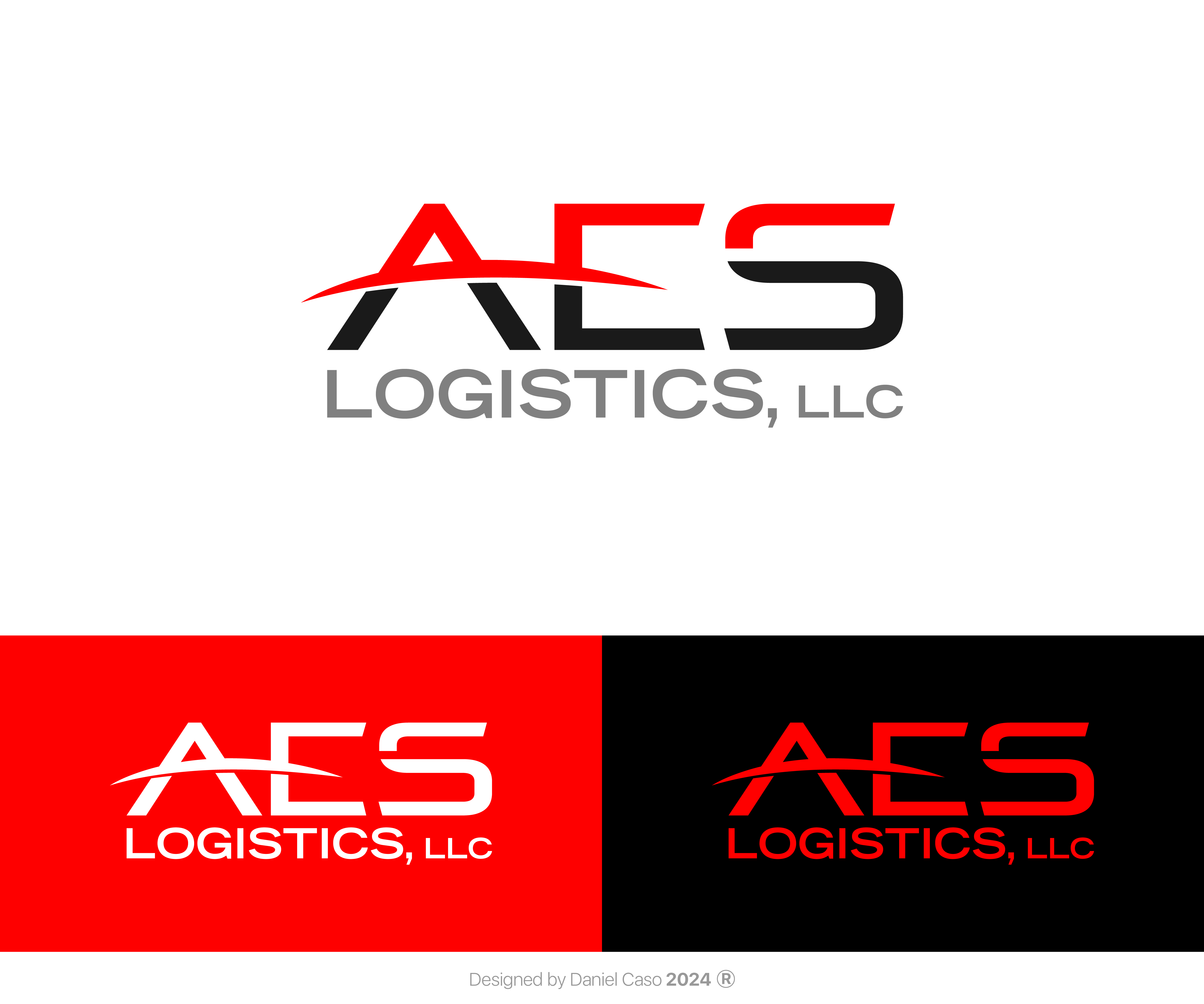 Logo Design by Daniel Caso Design for AES Logistics, LLC | Design #32509225