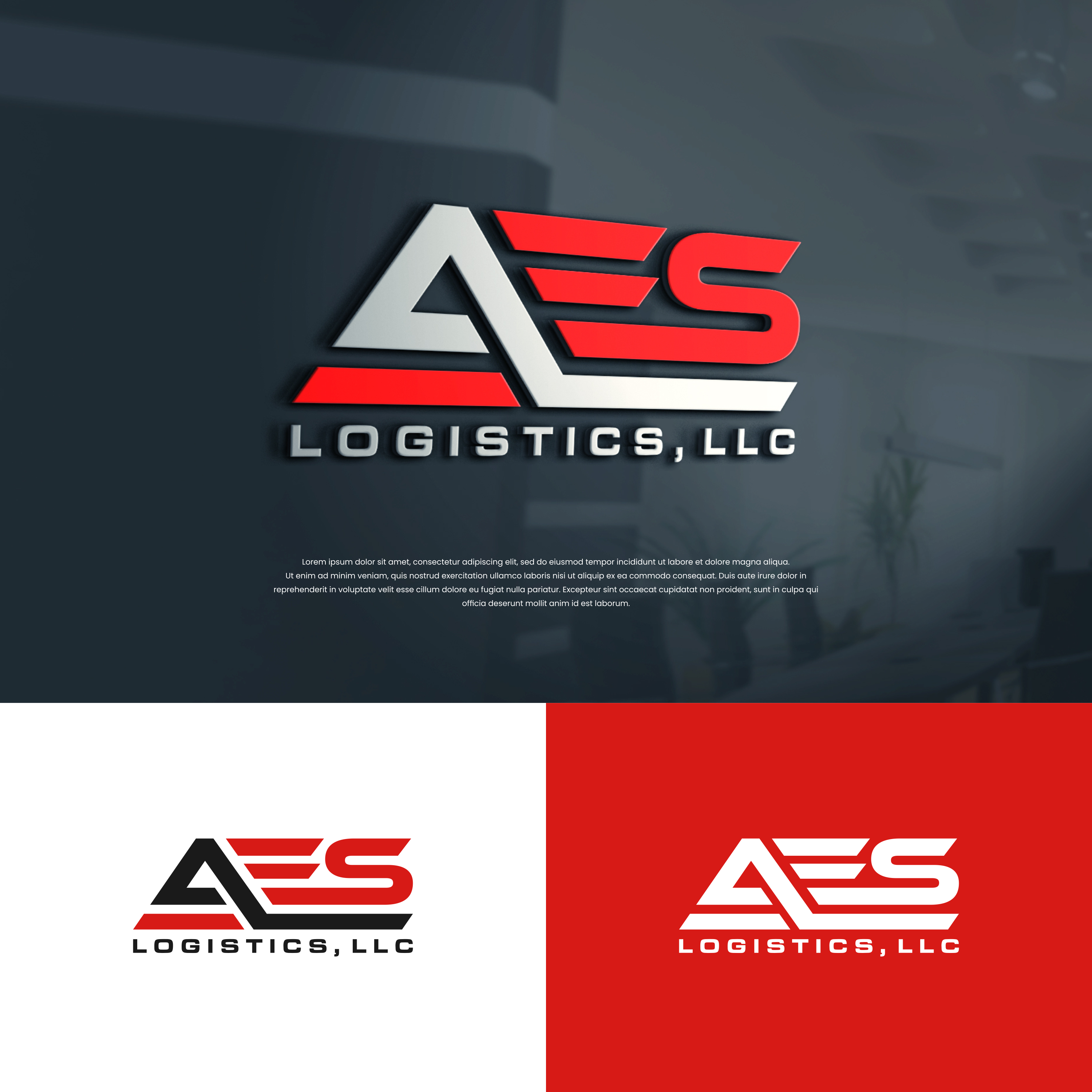 Logo Design by ge.logo for AES Logistics, LLC | Design #32499748
