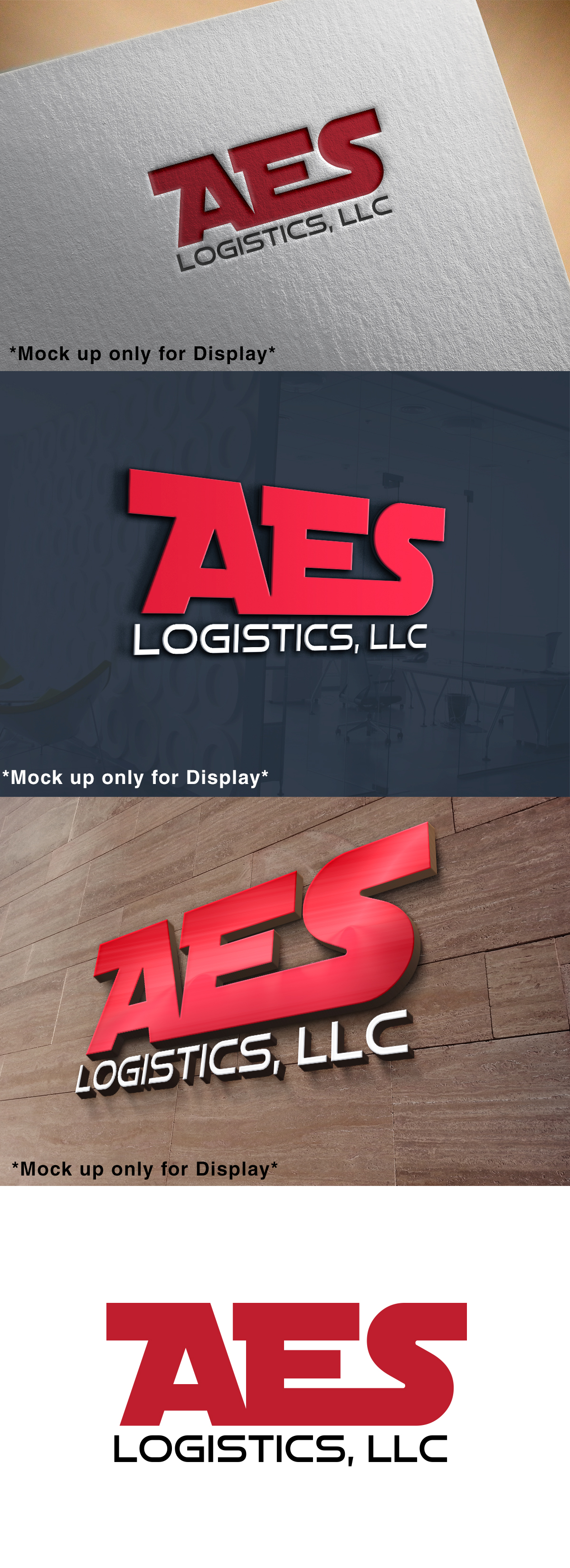 Logo Design by DesignMaker 2 for AES Logistics, LLC | Design #32553207