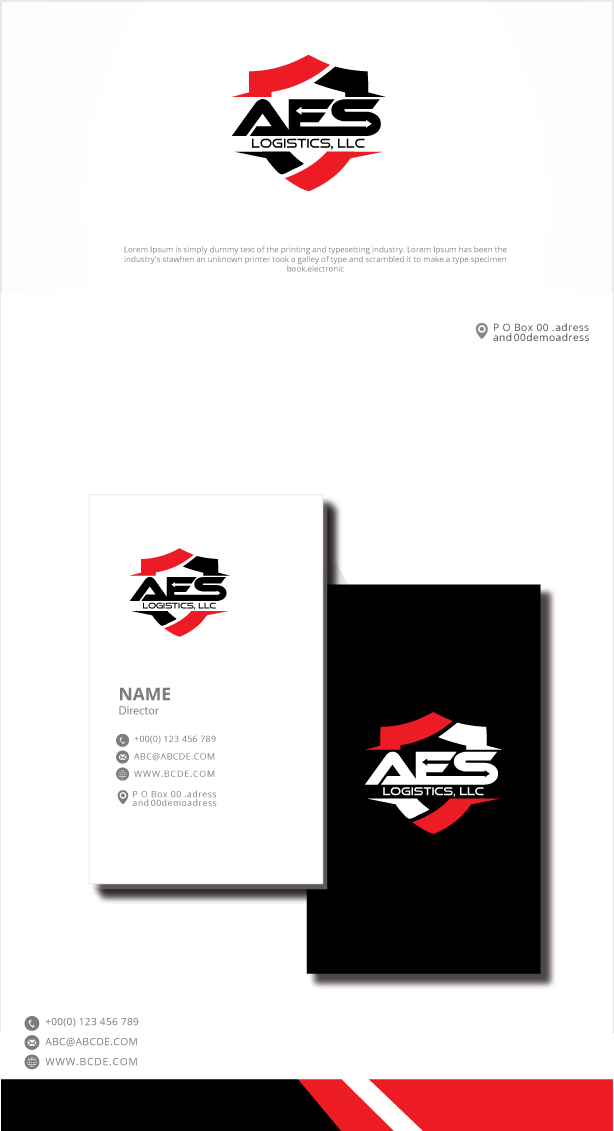 Logo Design by zebronicgraphic for AES Logistics, LLC | Design #32501408
