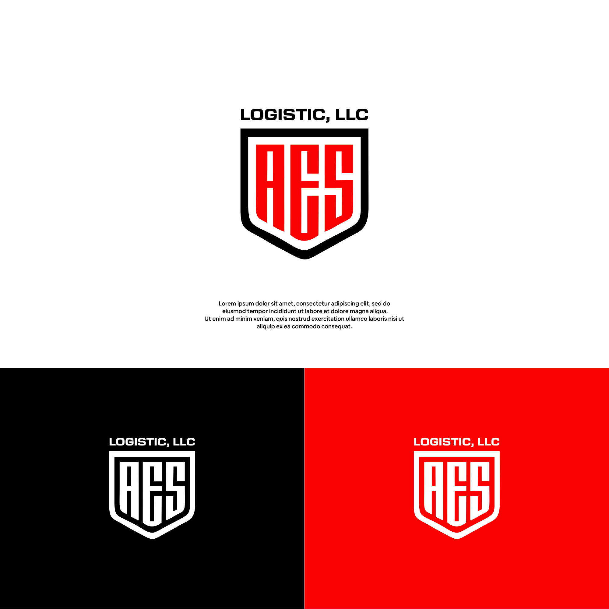 Logo Design by DesignFirst for AES Logistics, LLC | Design #32503956