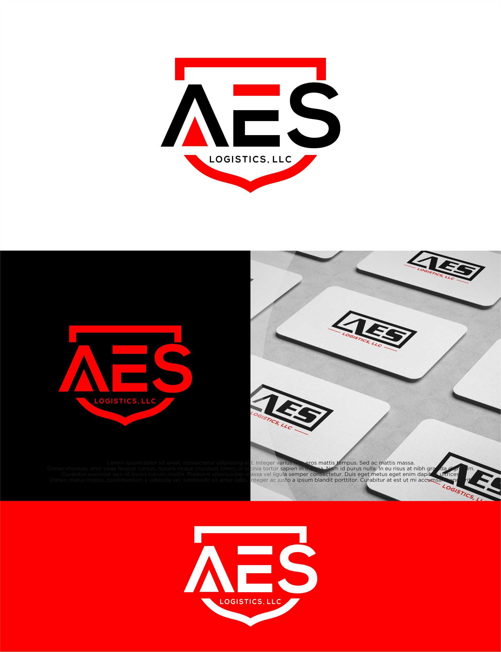 Logo Design by shiroRo for AES Logistics, LLC | Design #32504156