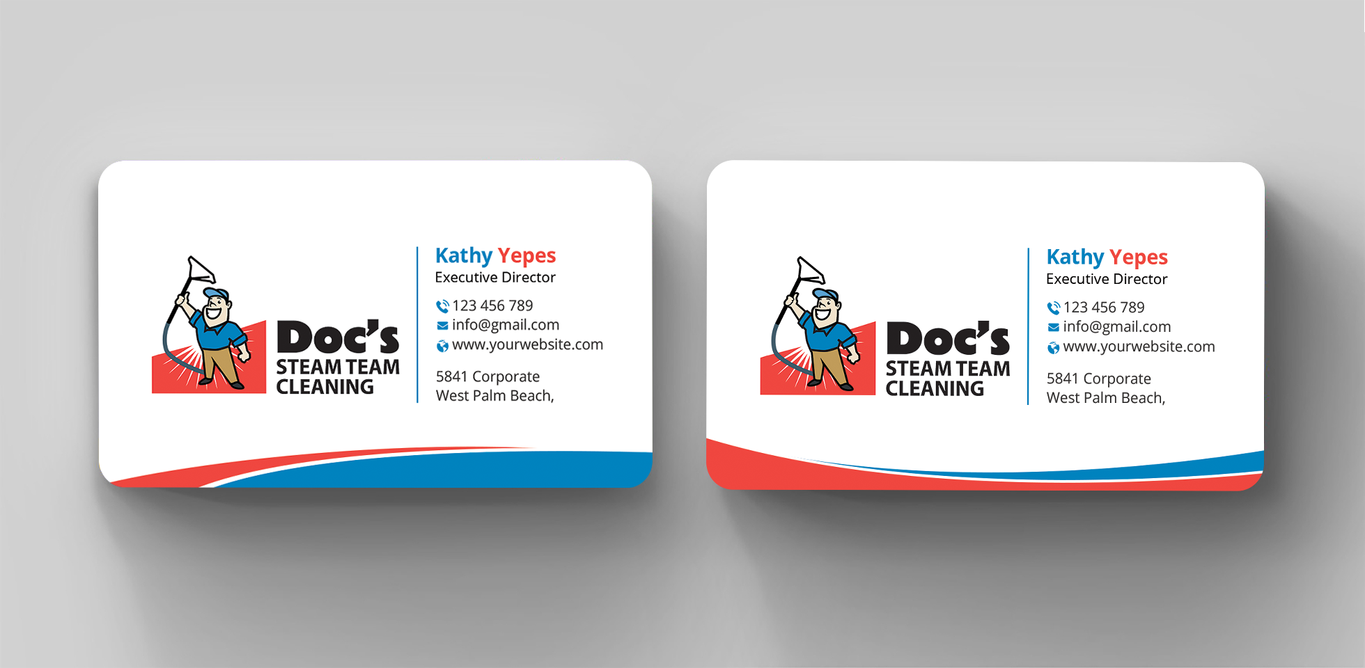 Diseño de Tarjeta de Presentación por Expert Bappy para Doc's Steam Team Cleaning | Diseño #32506158