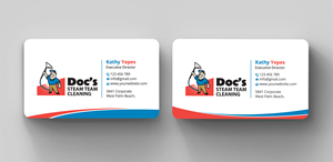 Diseño de Tarjeta de Presentación por Expert Bappy para Doc's Steam Team Cleaning | Diseño: #32506158