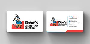 Diseño de Tarjeta de Presentación por Expert Bappy para Doc's Steam Team Cleaning | Diseño: #32506224