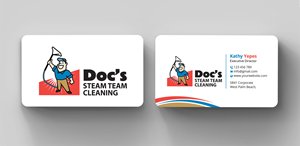 Diseño de Tarjeta de Presentación por Expert Bappy para Doc's Steam Team Cleaning | Diseño: #32506240