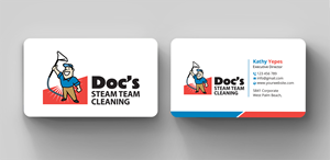 Diseño de Tarjeta de Presentación por Expert Bappy para Doc's Steam Team Cleaning | Diseño: #32506241