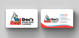 Diseño de Tarjeta de Presentación por Expert Bappy para Doc's Steam Team Cleaning | Diseño: #32506248