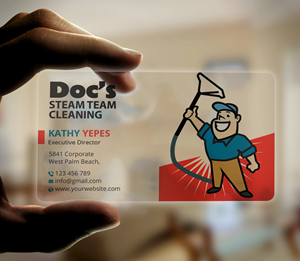 Business Card Design by Expert Bappy for Doc's Steam Team Cleaning | Design: #32506434