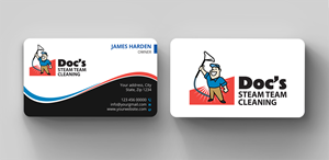 Business Card Design by Expert Bappy for Doc's Steam Team Cleaning | Design: #32507191