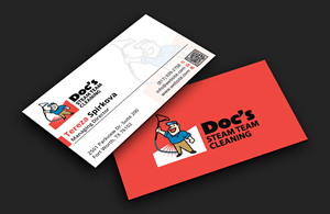 Business Card Design by DesignerShahadat for Doc's Steam Team Cleaning | Design: #32500444