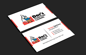 Business Card Design by DesignerShahadat for Doc's Steam Team Cleaning | Design: #32500563
