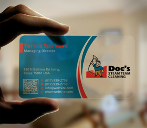 Business Card Design by DesignerShahadat for Doc's Steam Team Cleaning | Design: #32500642