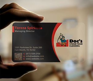 Business Card Design by DesignerShahadat for Doc's Steam Team Cleaning | Design: #32500649