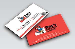 Business Card Design by DesignerShahadat for Doc's Steam Team Cleaning | Design: #32501855