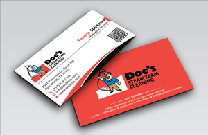 Business Card Design by DesignerShahadat for Doc's Steam Team Cleaning | Design: #32501949