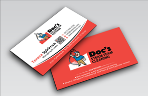 Business Card Design by DesignerShahadat for Doc's Steam Team Cleaning | Design: #32501954