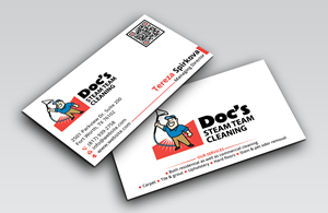 Business Card Design by DesignerShahadat for Doc's Steam Team Cleaning | Design: #32501966