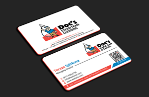Business Card Design by DesignerShahadat for Doc's Steam Team Cleaning | Design: #32502024