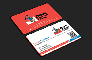 Business Card Design by DesignerShahadat for Doc's Steam Team Cleaning | Design: #32502025
