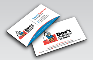 Diseño de Tarjeta de Presentación por DesignerShahadat para Doc's Steam Team Cleaning | Diseño: #32502686